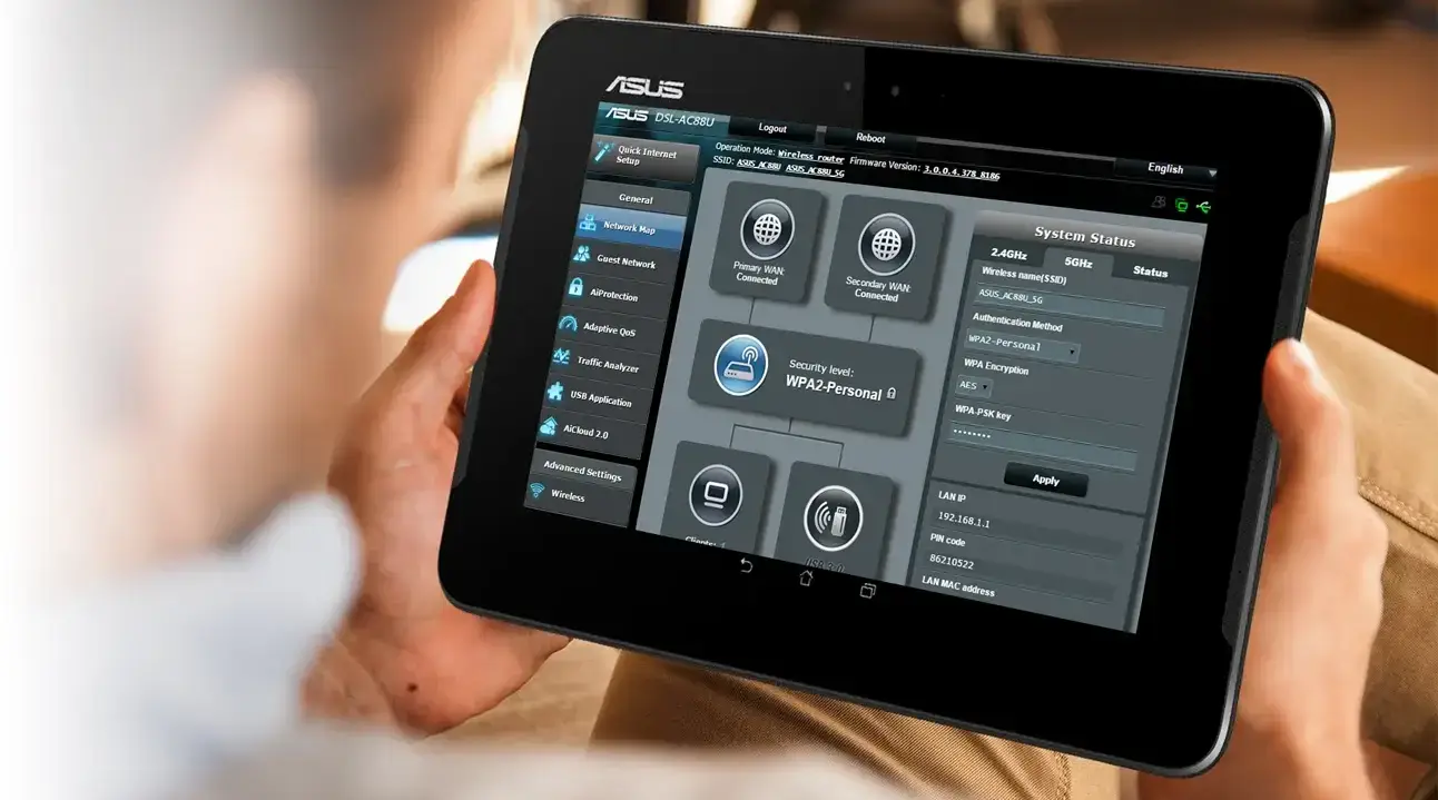 ASUS DSL-AX82U router